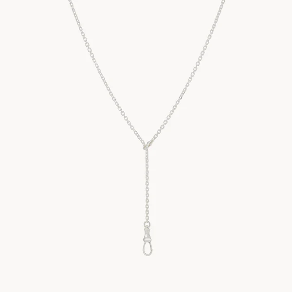 magic maker charm collector clasp necklace in sterling silver