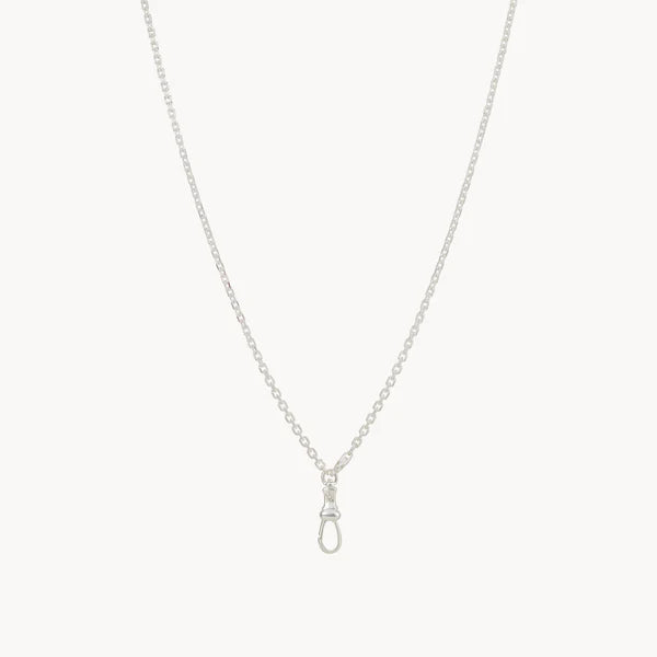 magic maker charm collector clasp necklace in sterling silver
