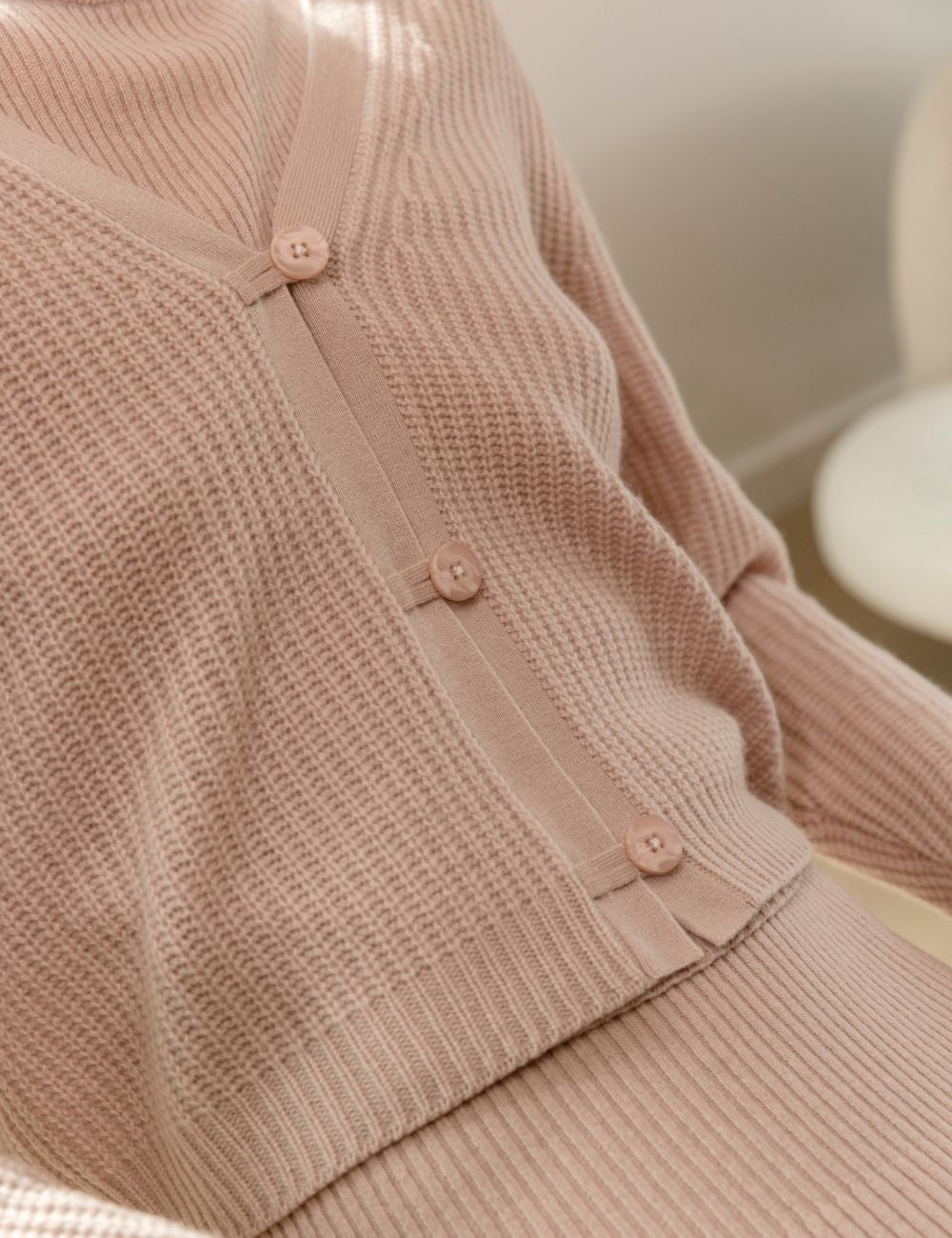 Talulah Cardigan in Nude