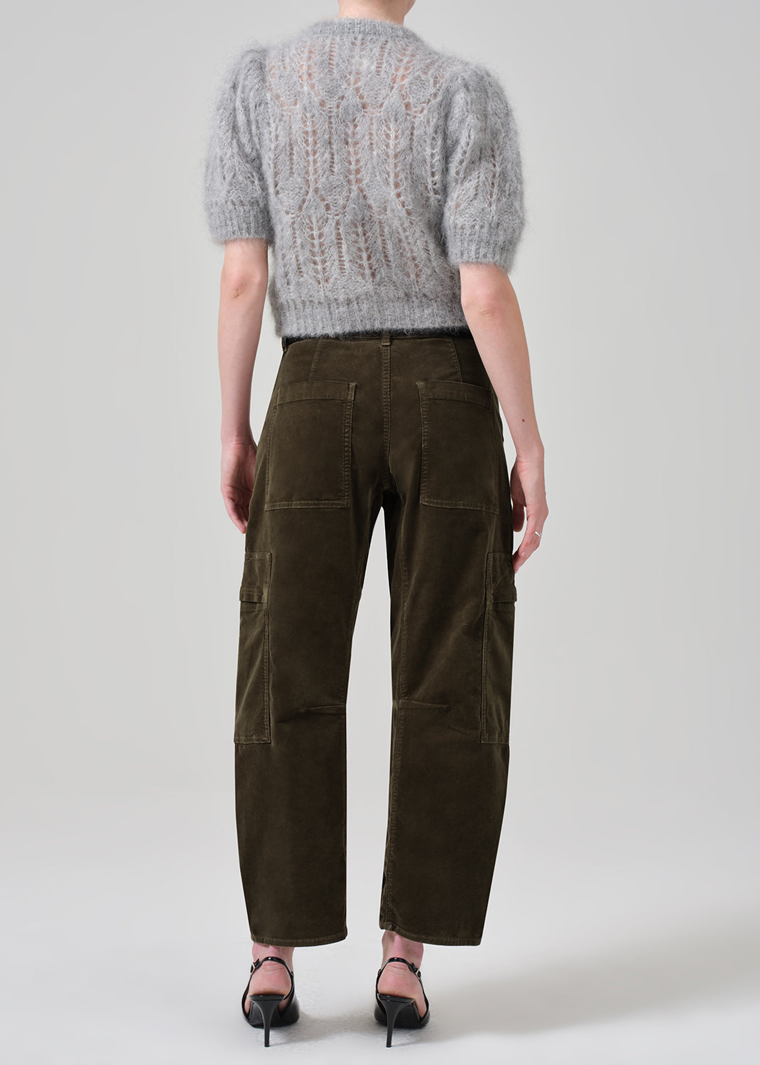 Marcelle Low Slung Easy Cargo Corduroy in Costes