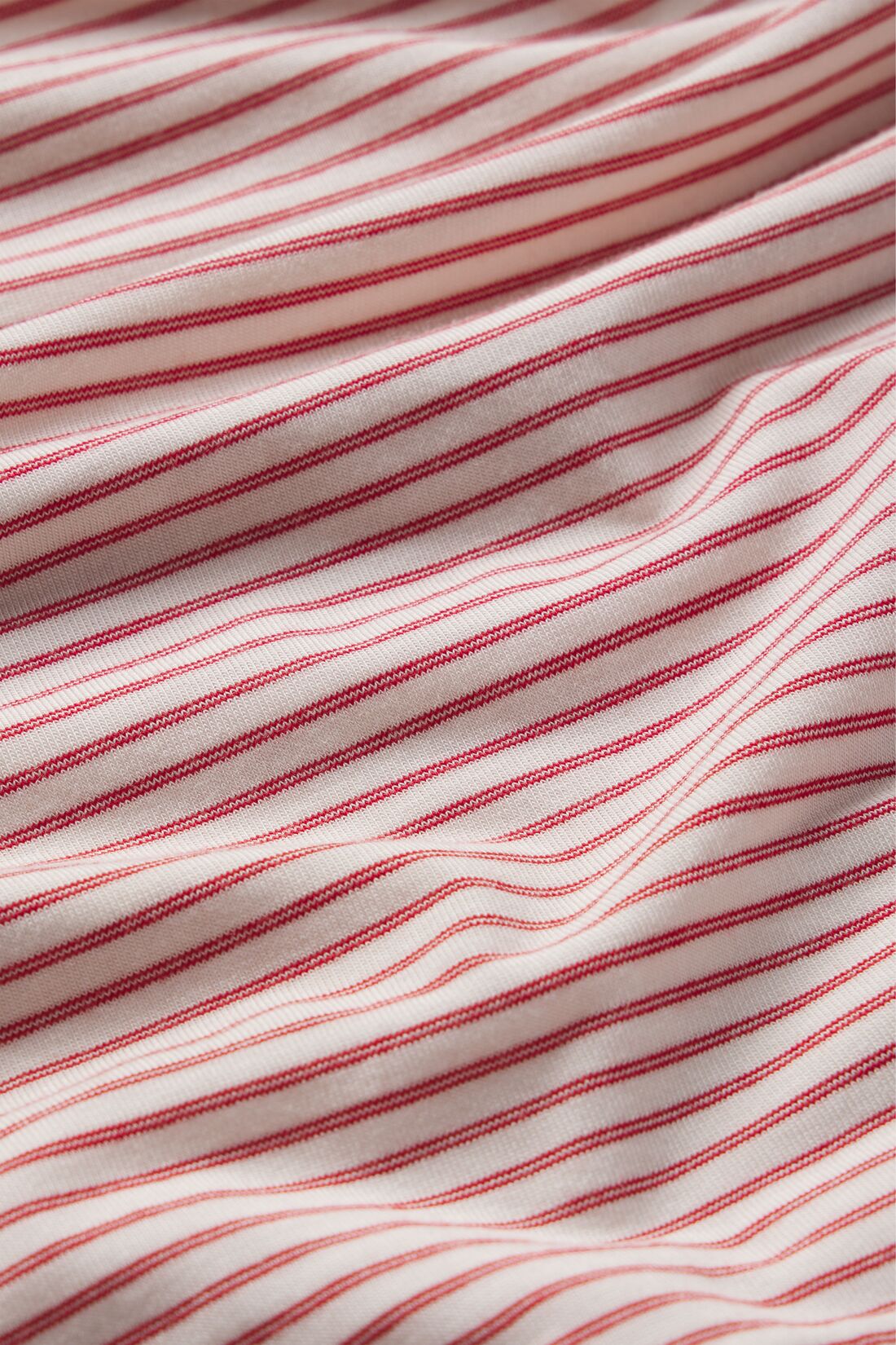 Gisele Long PJ Set in Duo Stripe Holly Red/Holly Red