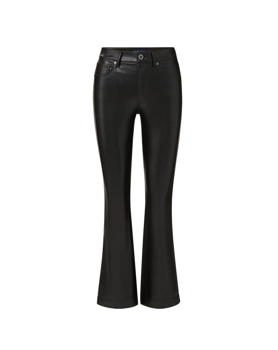 Carson Vegan Leather Pant in Black