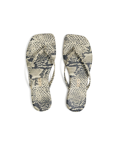 Square Toe Exotics in Sandsnake