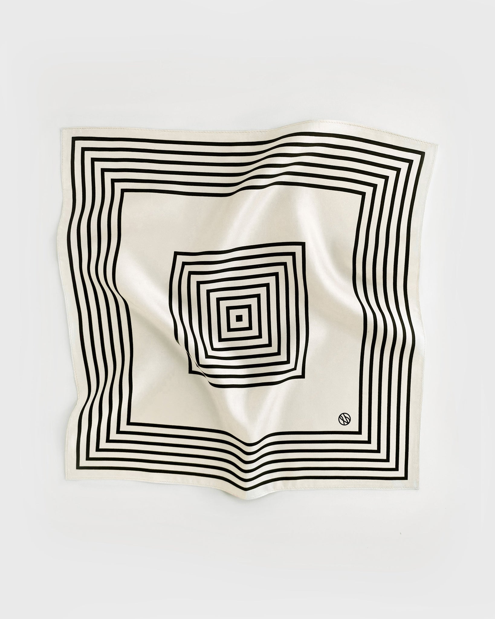 STRIPED SCARF | CREAM | 50 CM