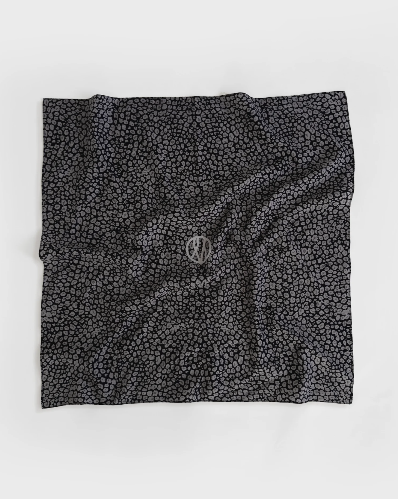 WOOL SCARF | BLACK & GREY | 65 CM