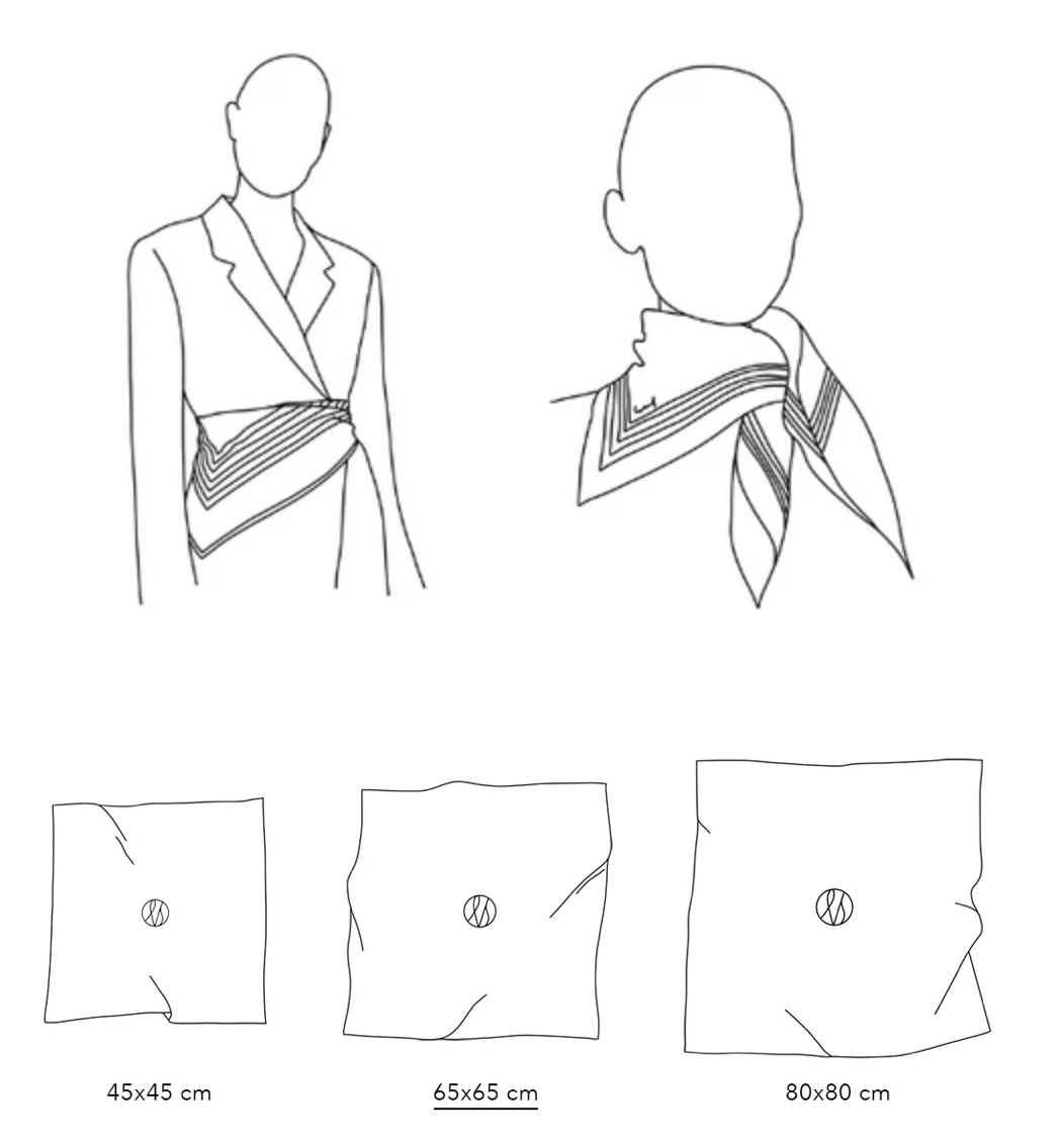 WOOL SCARF, TWO SIDED | TAUPE | 65