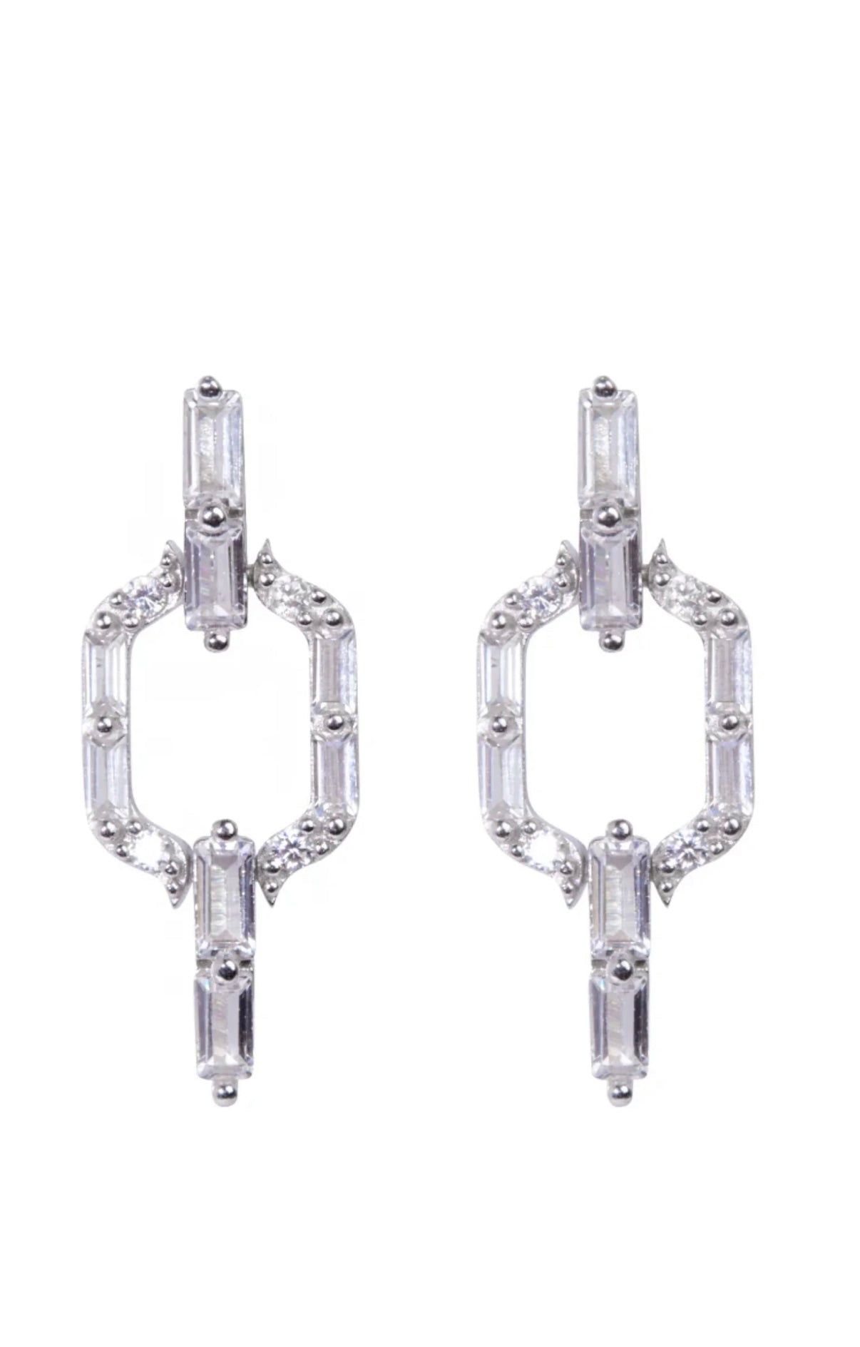 Liam Earrings in Silver