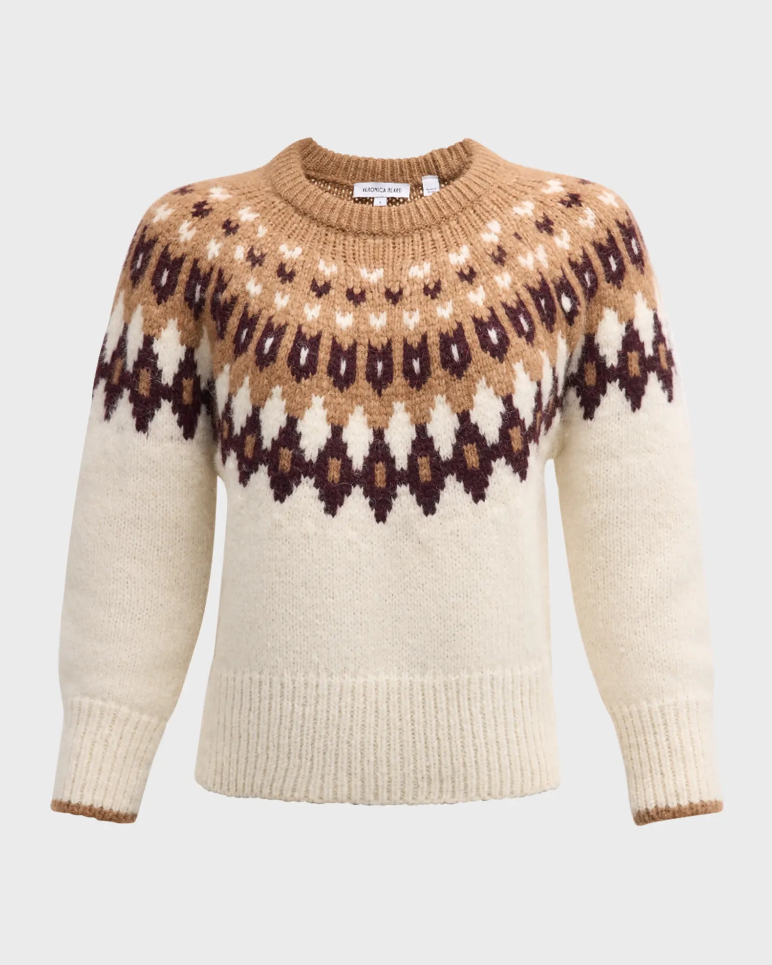 Anne Fairisle Pullover in Dove Multi