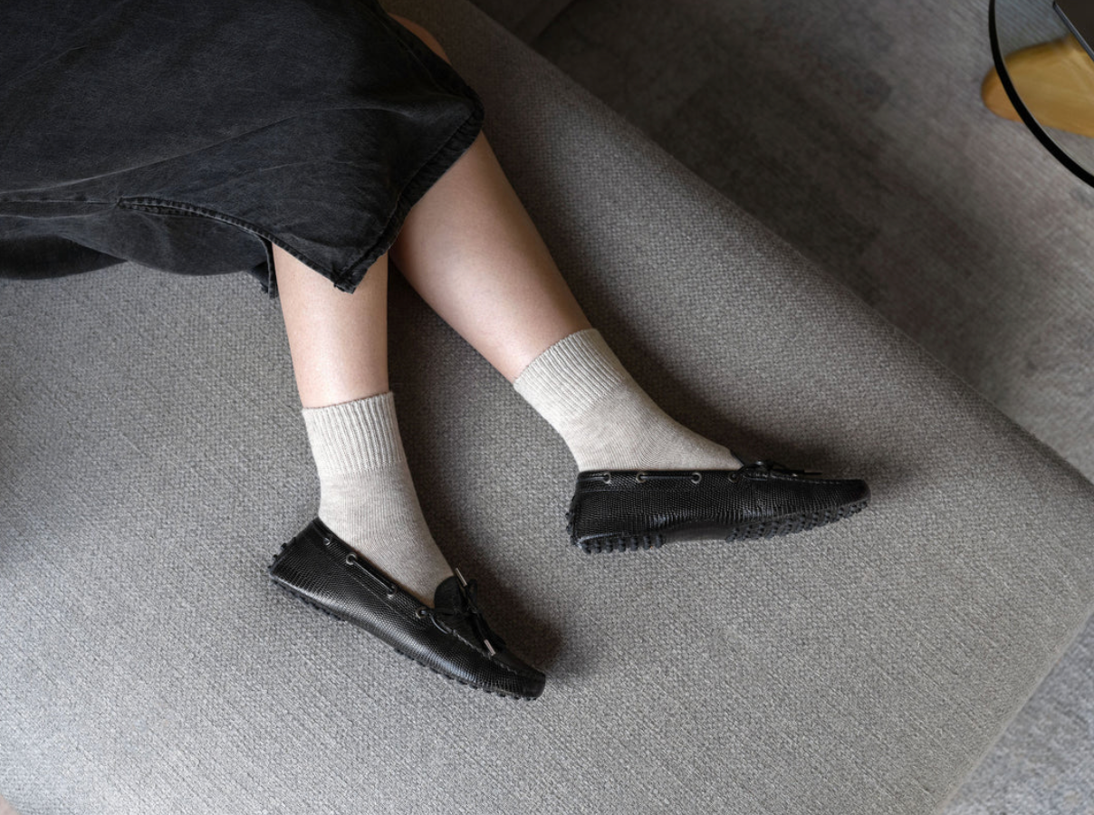 Sweater Socks in Charcoal