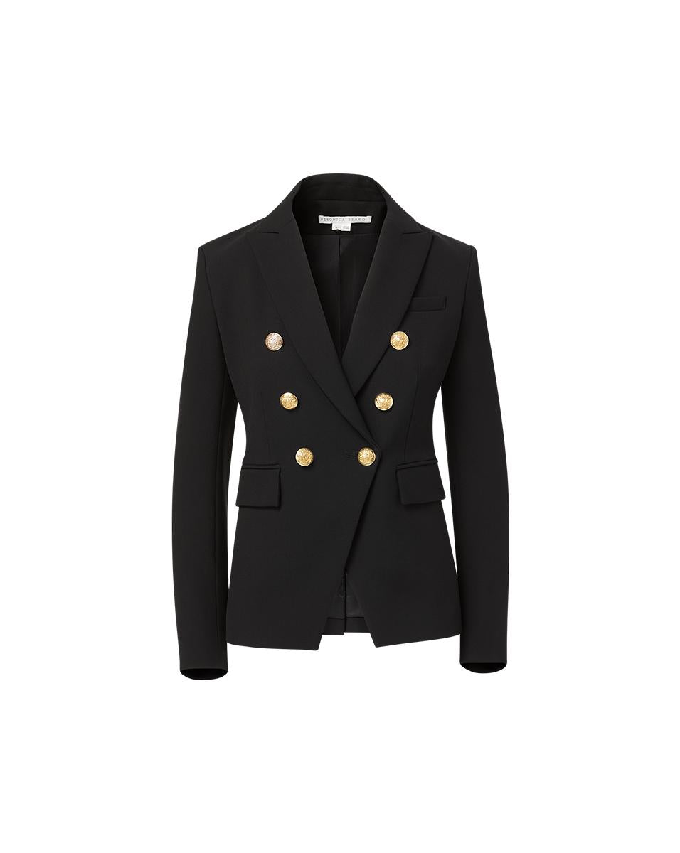 Miller Dickey Jacket in Black Gold Buttons