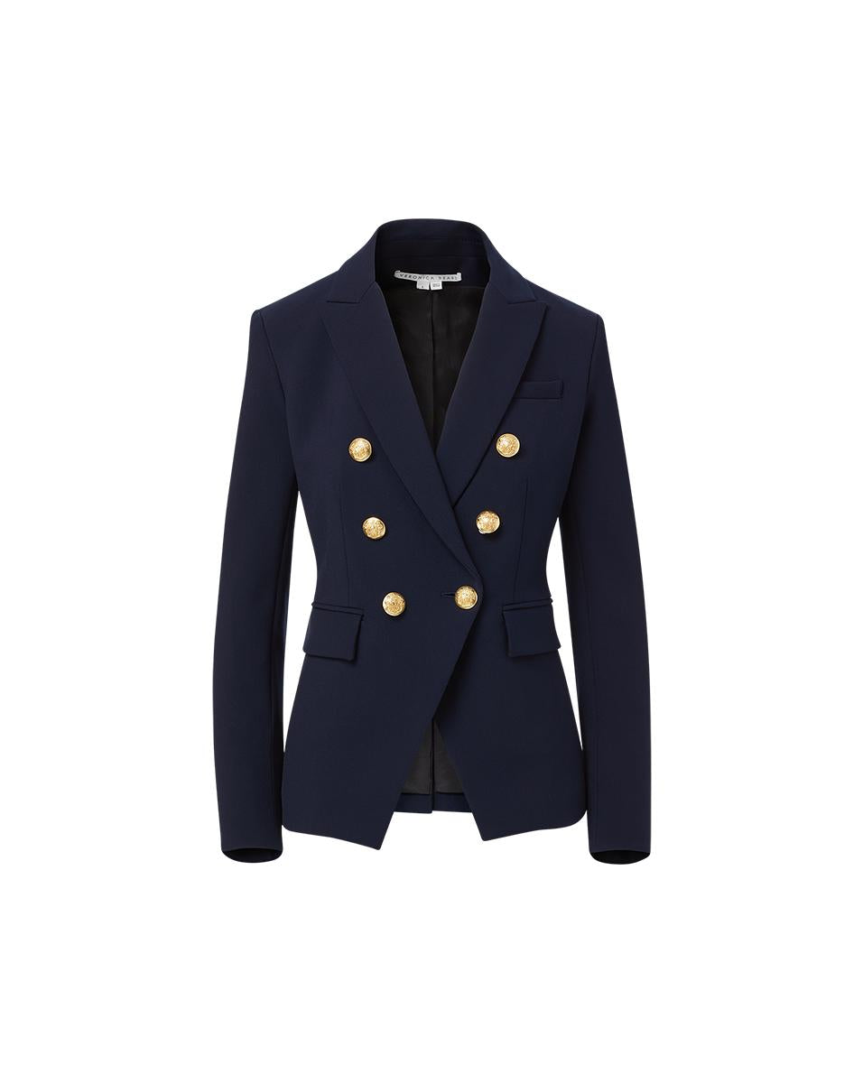 Miller Dickey Jacket in Navy Gold Buttons