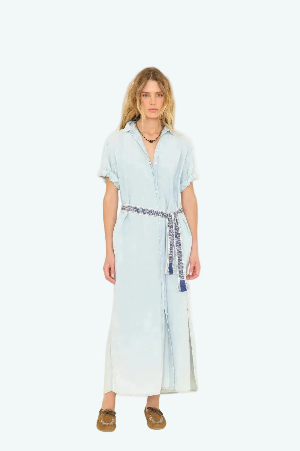 Linnet Dress in Air Blue