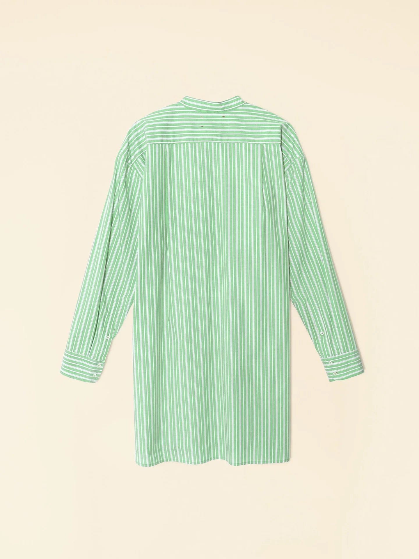 Mills Dress in Matcha Stripe