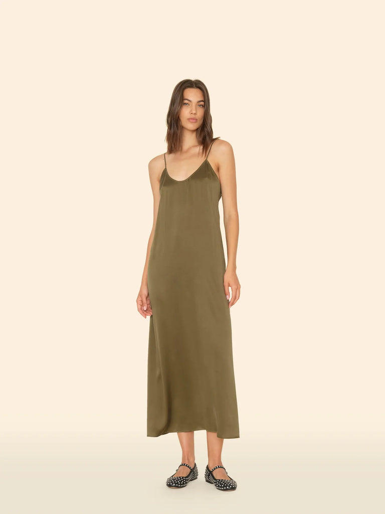 Destin Dress in Olive Gold