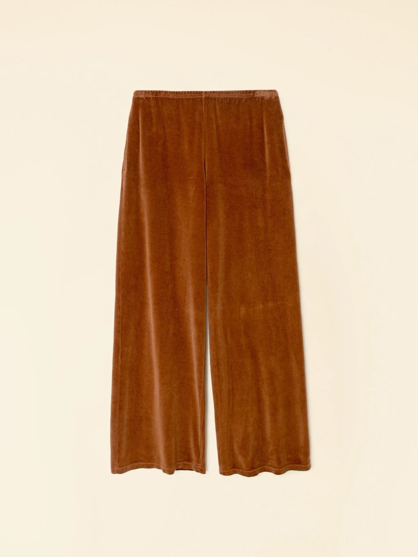 Mavis Velour Sweatpant in Brown Sugar