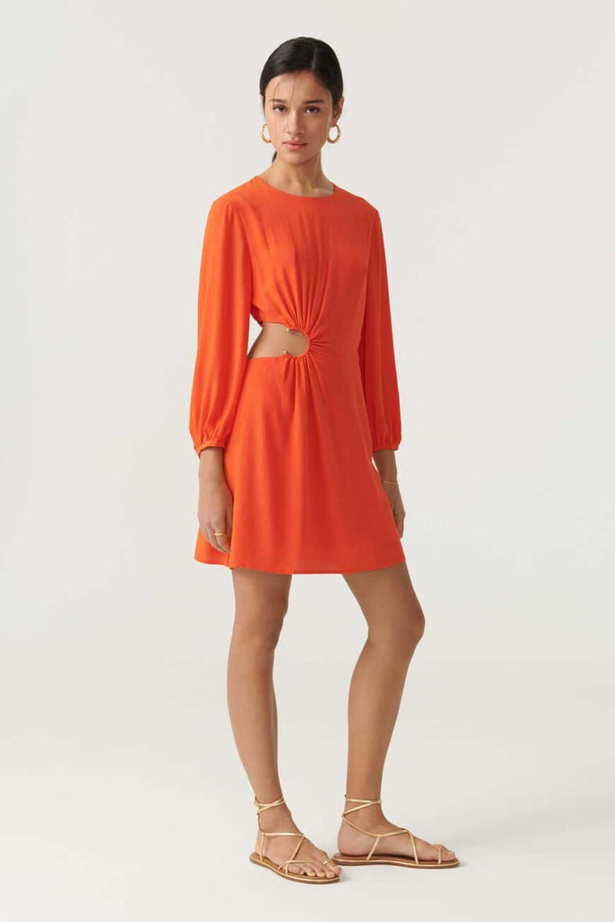 Bonica Dress. Orange