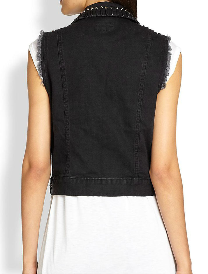 The Sleeveless Snap Jacket