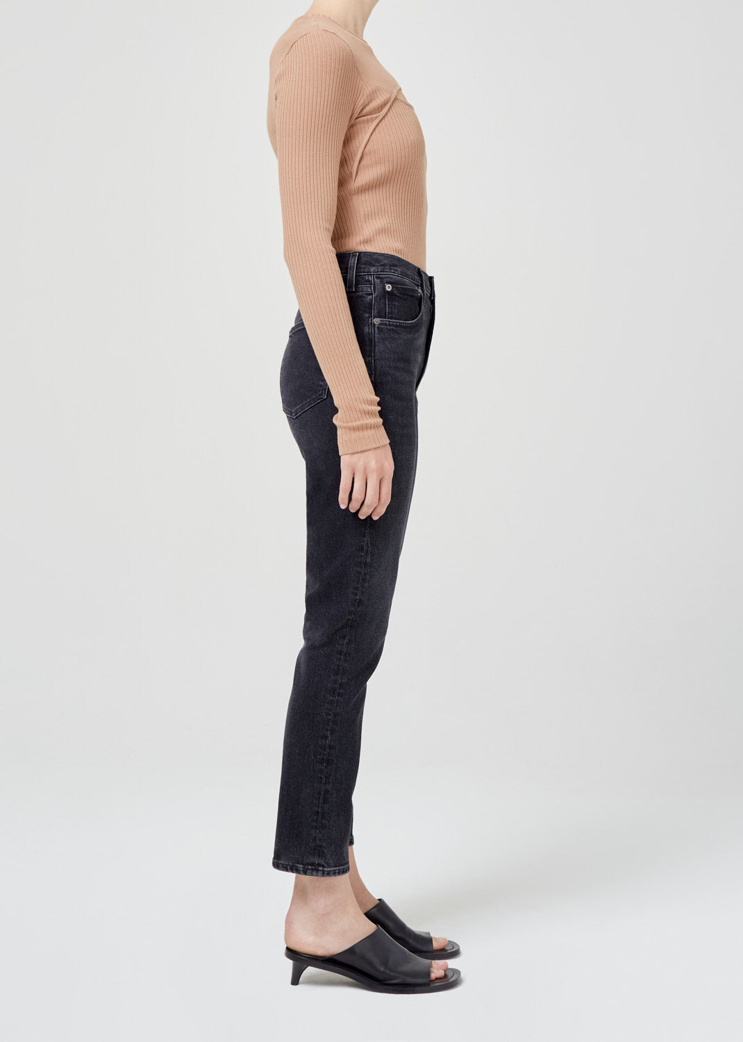 Lyza Cut Out Long Sleeve in Pantyhose
