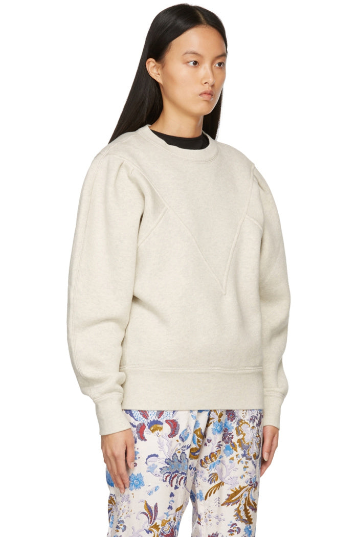 Midelia Sweatshirt in Ecru