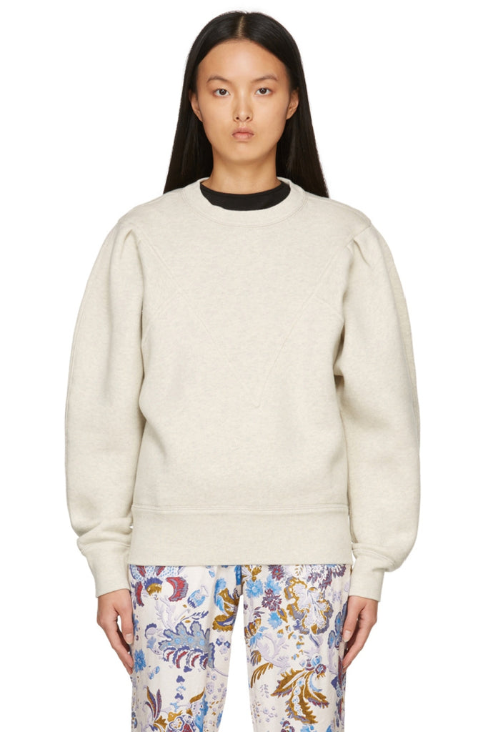 Midelia Sweatshirt in Ecru