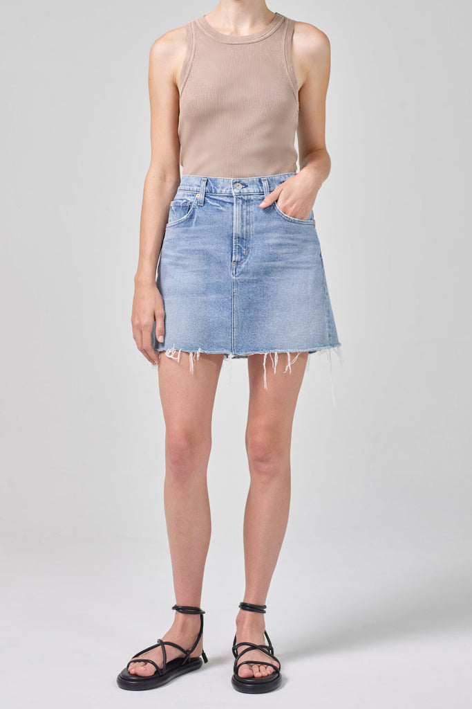 Beatnik Mini Skirt in Lakely