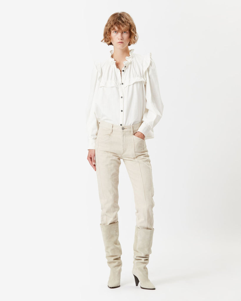 Idety Chambrey Shirt in White