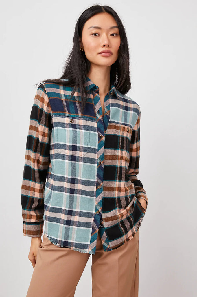 Brando Shirt in Heathrow Mixed Plaid