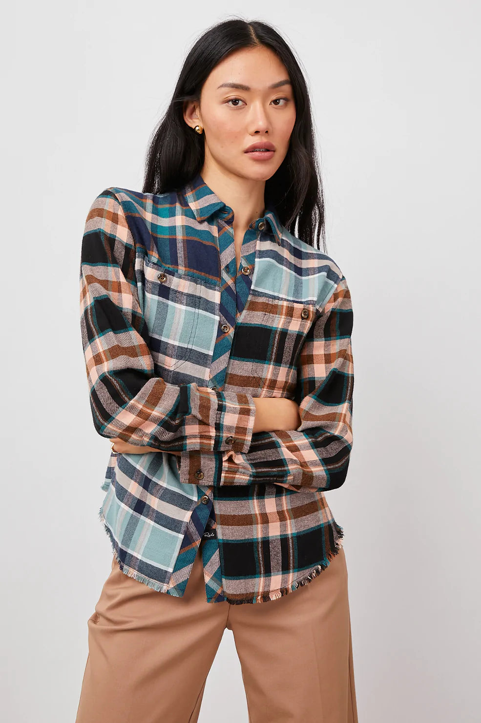 Brando Shirt in Heathrow Mixed Plaid