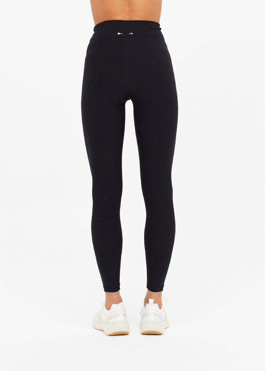 Peached Midi Pant in Black