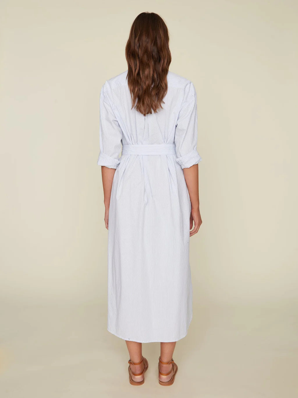 Marlowe Dress in Sky Stripe