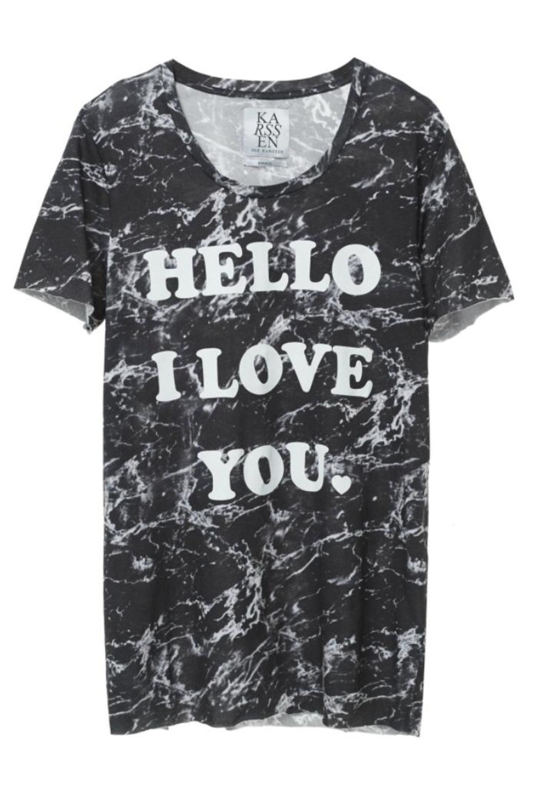 Hello I Love You Loose Fit Tee